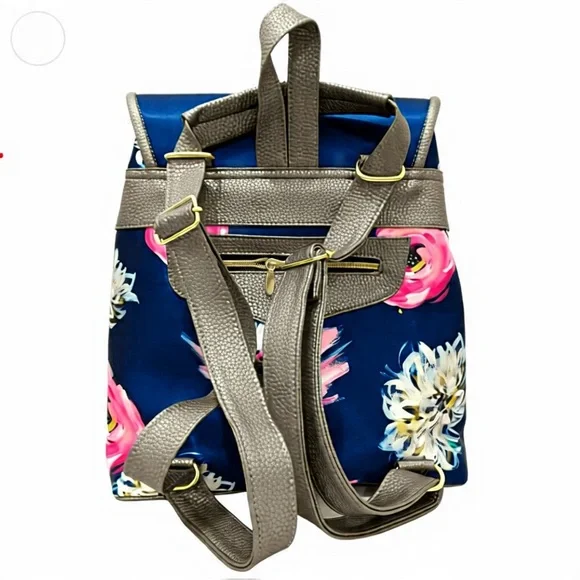 Chic Floral Backpack with Hummingbird Design 🎄Christmas Gifts!🎁 - Picture 2 of 5